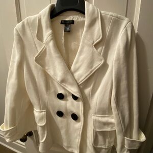 INC International Concepts Pea Coat with Black Buttons